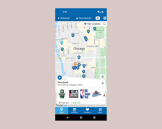 sportsbar-app-development service